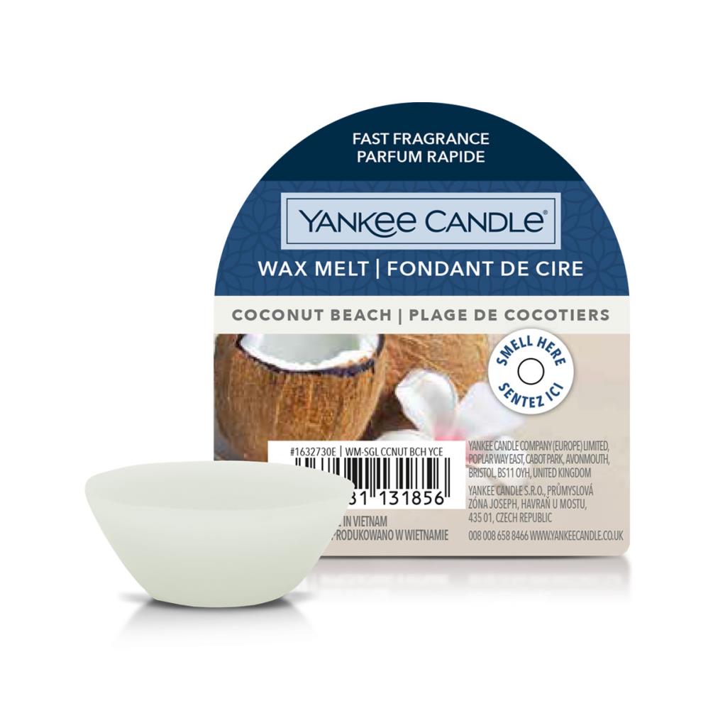 Yankee Candle Coconut Beach Wax Melt £2.24
